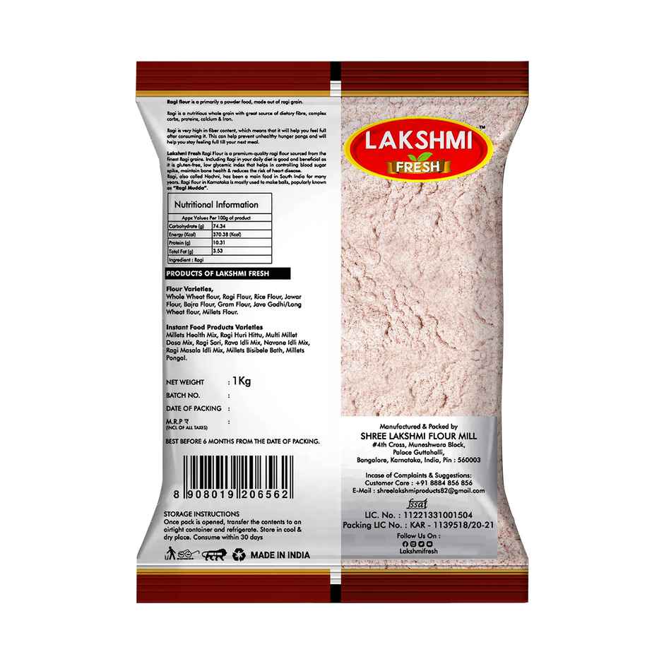 Lakshmi Fresh Ragi Flour