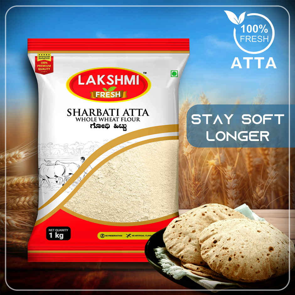 Lakshmi Fresh Sharbati Whole Wheat Flour