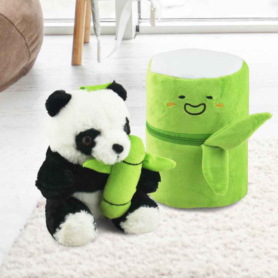 DearJoy Bamboo Panda Soft Toy - Black & White