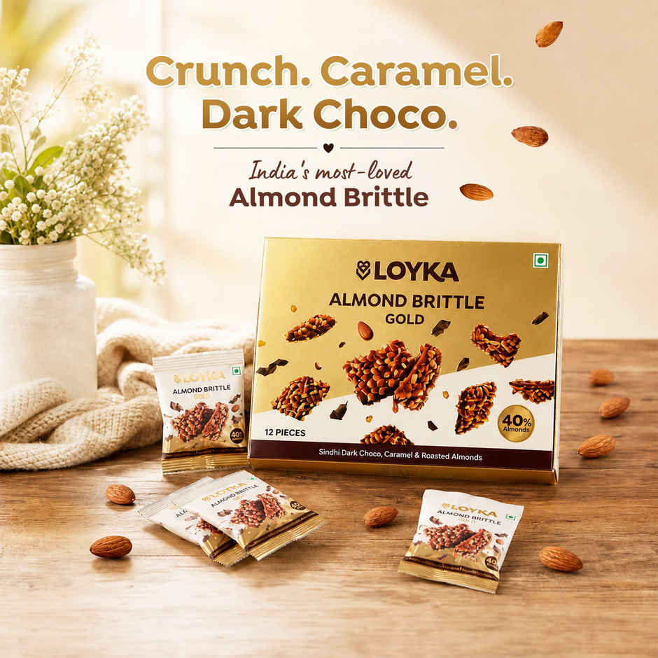 Loyka Almond Brittle Gold