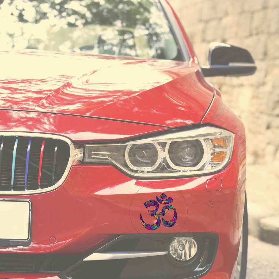 Samsidhi Auto Om Car Sticker