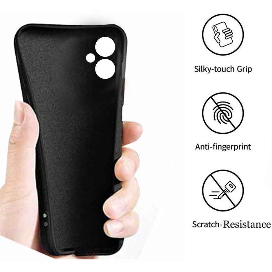 Artistque Case for Samsung Galaxy F05, A05, M05 Back Cover | Plain Liquid Silicone Cover