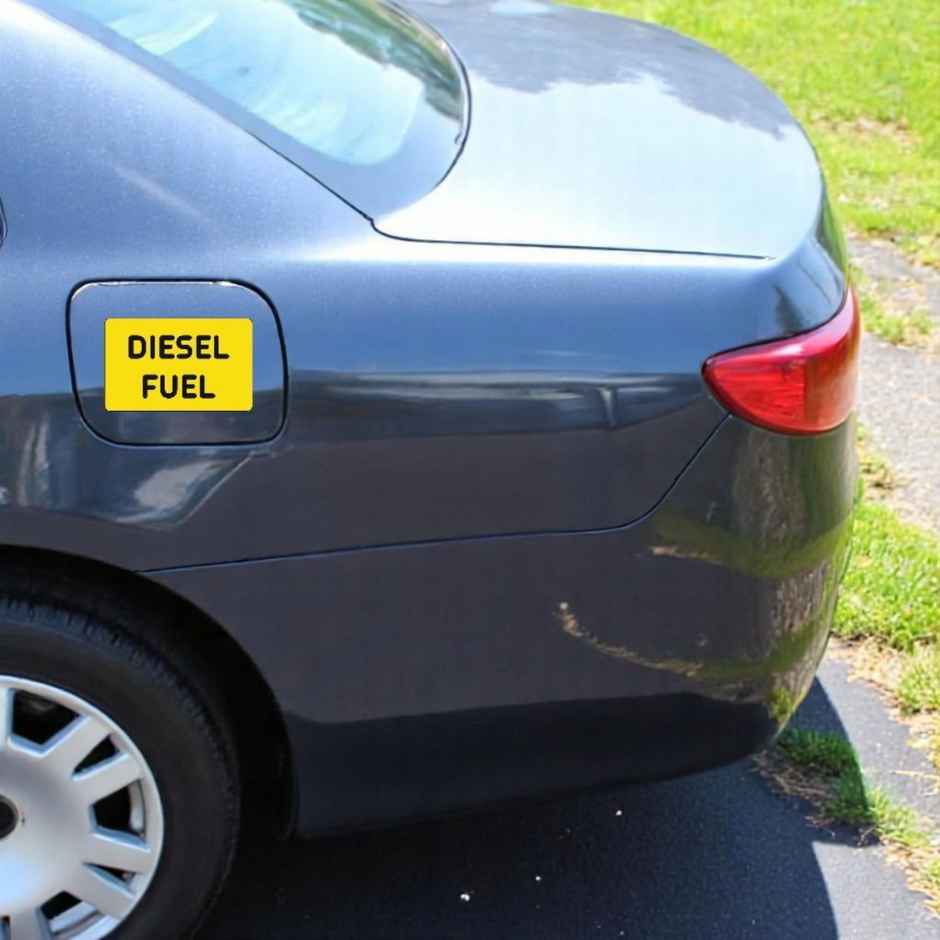 Samsidhi Auto Diesel Fuel Car Sticker