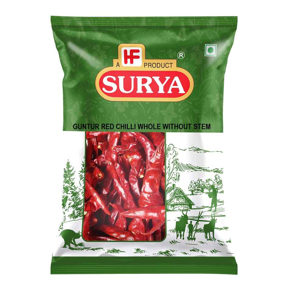 Surya Guntur Chilli Whole Without Stem