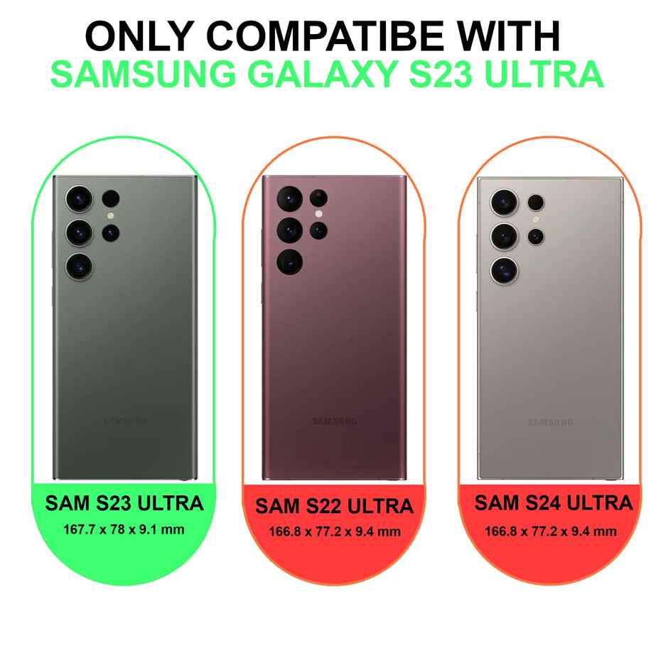 Artistque Case For Samsung Galaxy S23 Ultra 5G/S23 Ultra Back Cover - Premium Pu Leather Cover