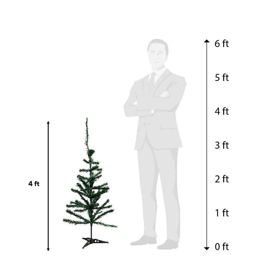 Christmas Tree With Metal Stand | 4 Feet | Pichai