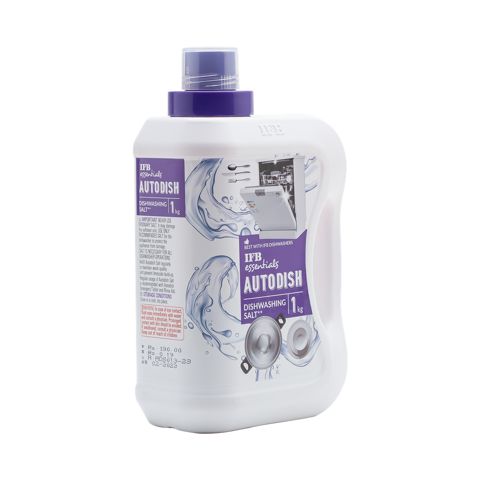 Ifb Essentials Autodish - Dishwashing Salt (1kg) & Ifb Essentials Autodish - Rinse Aid (200ml) Combo 