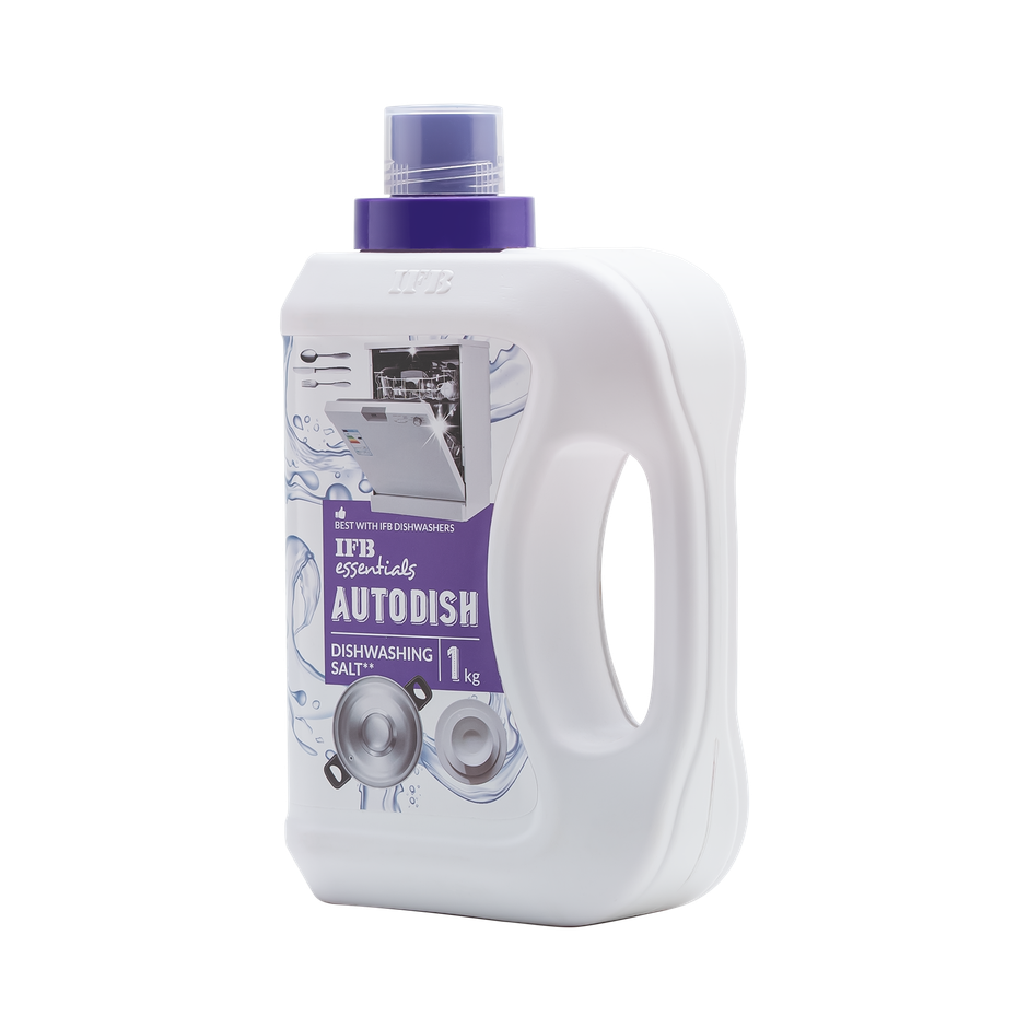 Ifb Essentials Autodish - Dishwashing Salt (1kg) & Ifb Essentials Autodish - Rinse Aid (200ml) Combo 