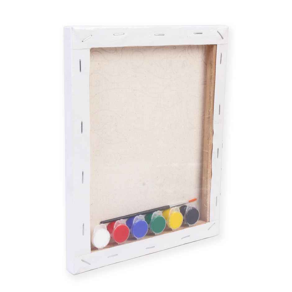 Itsy Bitsy Pre -printed Canvas With Colours Butterfly Beauty Painting Kit 8 x 10 Inch SW LB