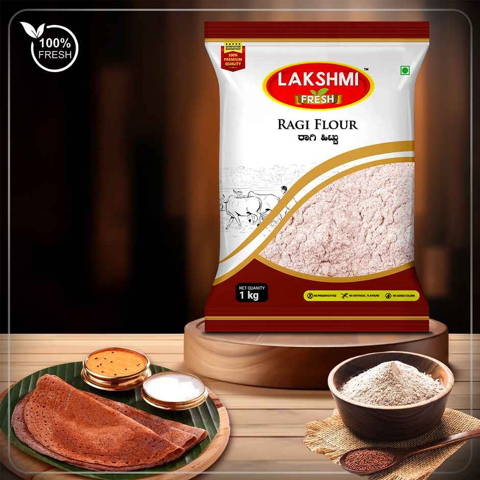 Lakshmi Fresh Ragi Flour| Ragi Atta