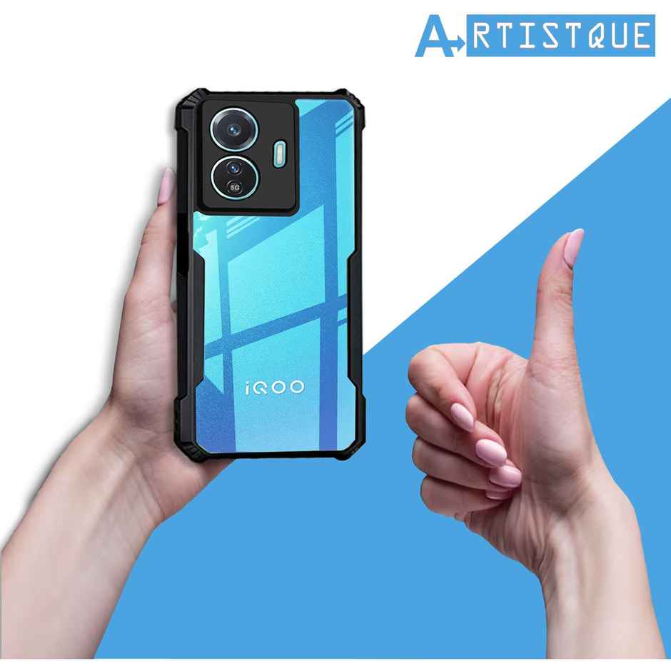 Artistque Case For Iqoo Z6 Lite 5g Back Cover - Transparent Shockproof Tpu Cover