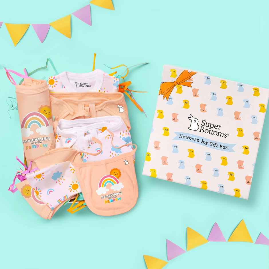 SuperBottoms Newborn Baby Gift Set (0-3Months) | Clothing Gift Set Pack Of 11