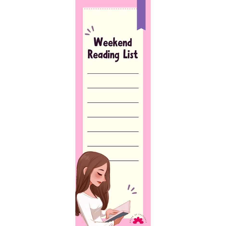 House Of Festivals Bookmark - Design 35