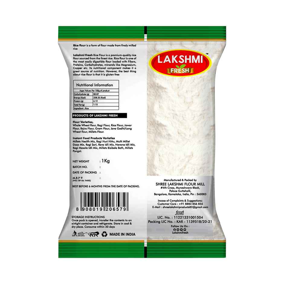 Lakshmi Fresh Rice Flour|Rice Atta