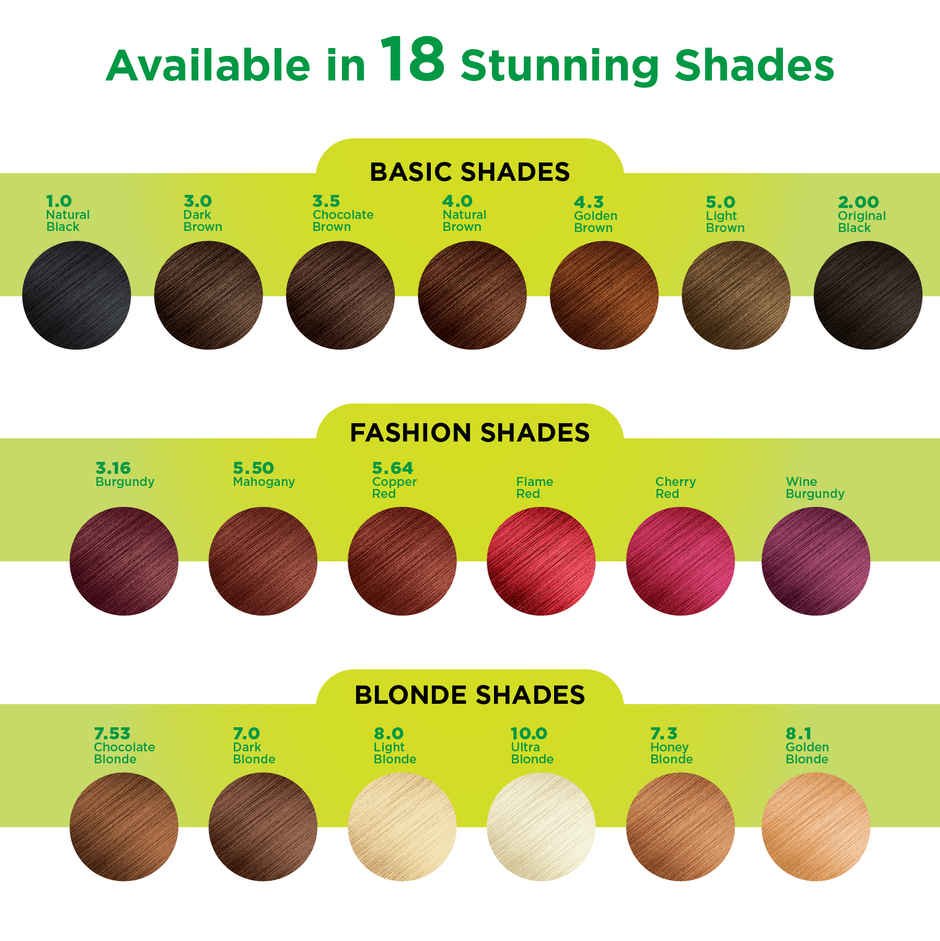 Nisha Creme Hair Color Pouch | 1.0 Natural Black