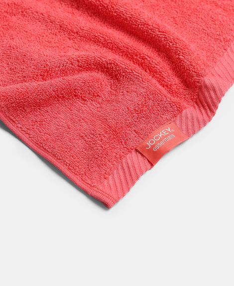 Jockey T301 Men's Cotton Terry Ultrasoft and Durable Solid Face Towel | Pack of 3