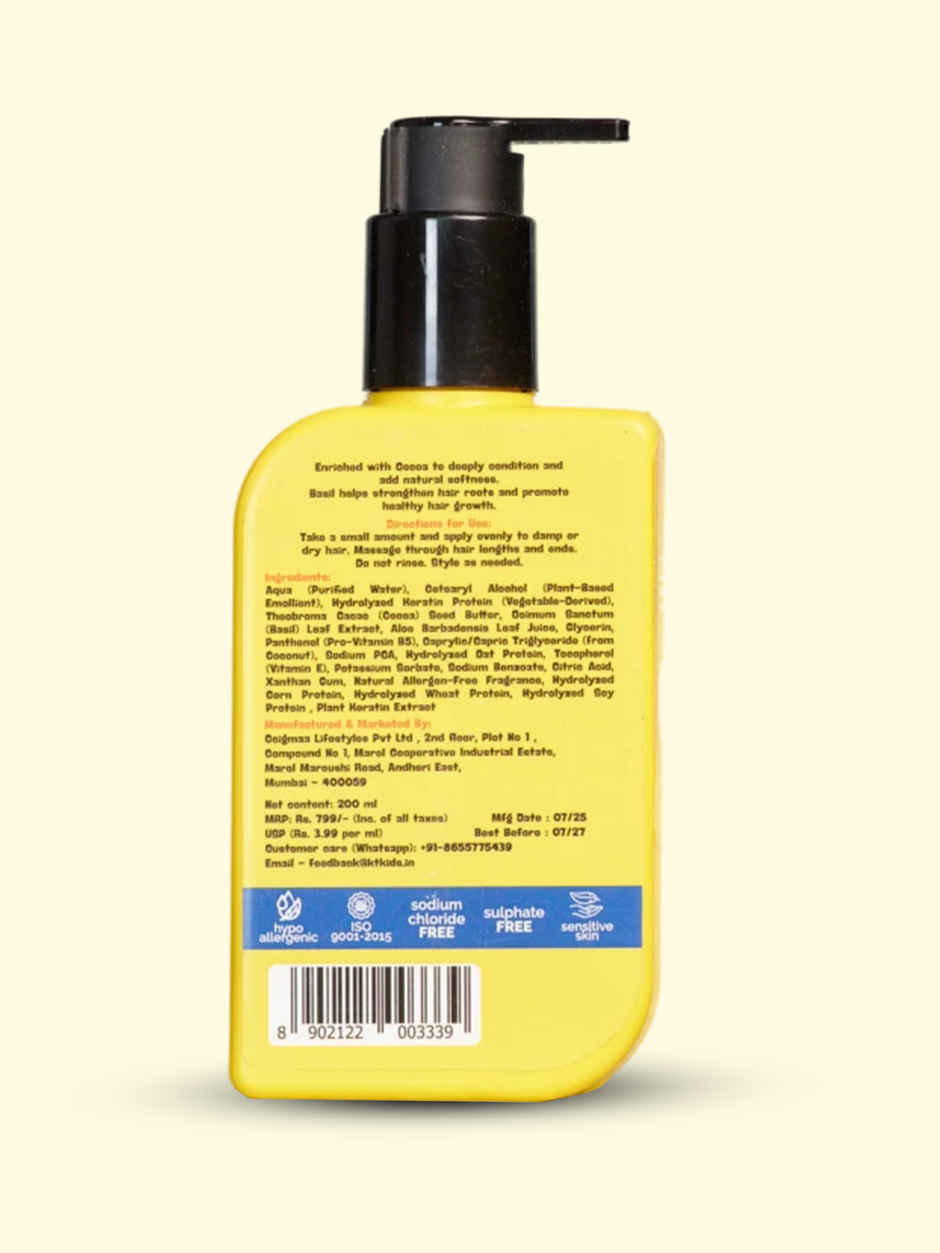 Protein Hair Care Cream Cocoa and Basil