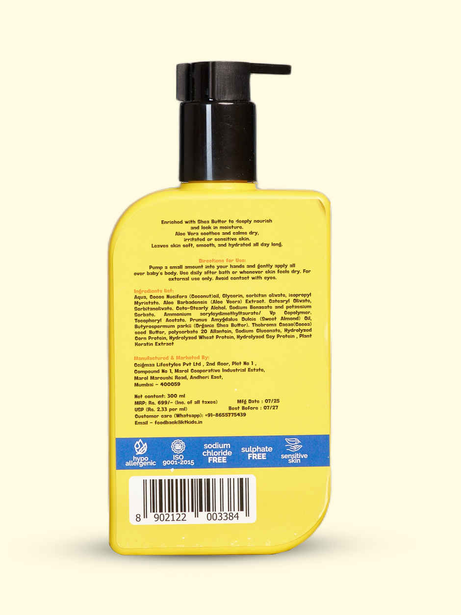 Moisturizing Baby Lotion Shea Butter and Alovera