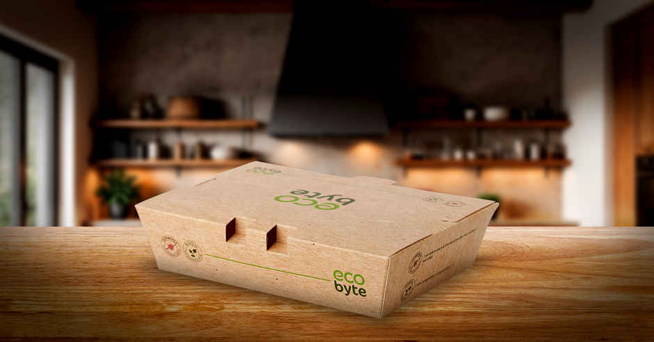 eco byte Clamshell Lunch Box - 1100 ml