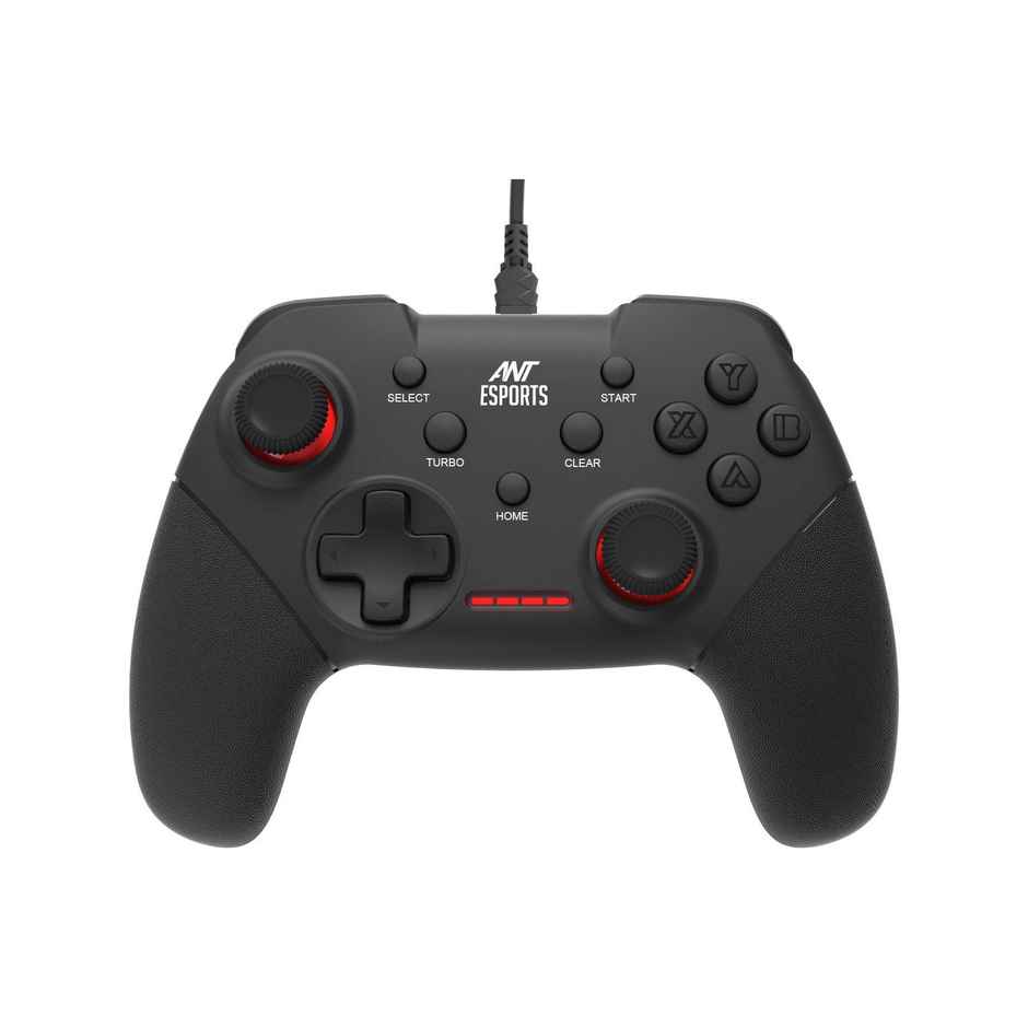 Ant Esports GP100 Controller Joysticks for PC (Windows 7/8/8.1/10) / PS3 / Andriod/Steam Gaming Wired Gamepad - Black