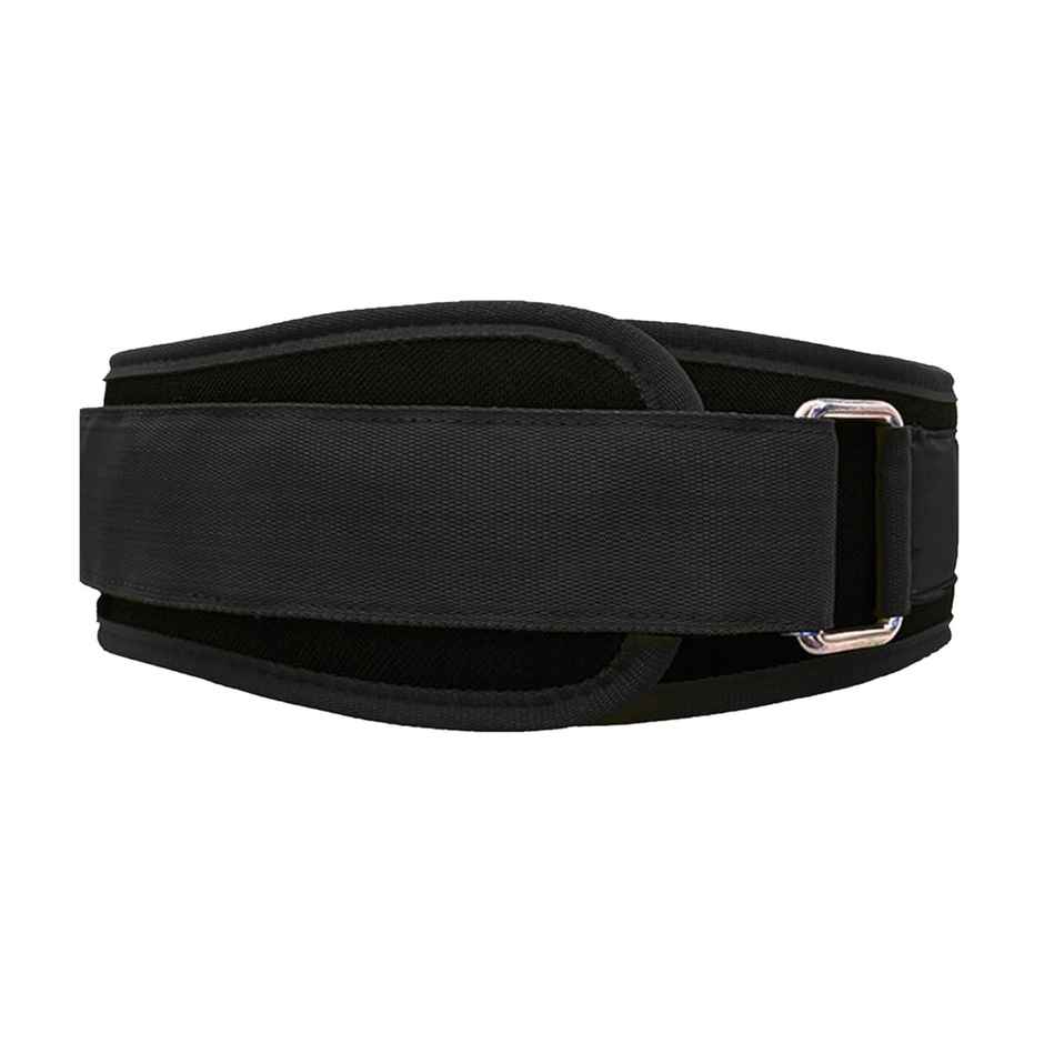 BAY6 Adjustable Weightlifting Gym Belt | Comfortable & Stabilizing | Medium
