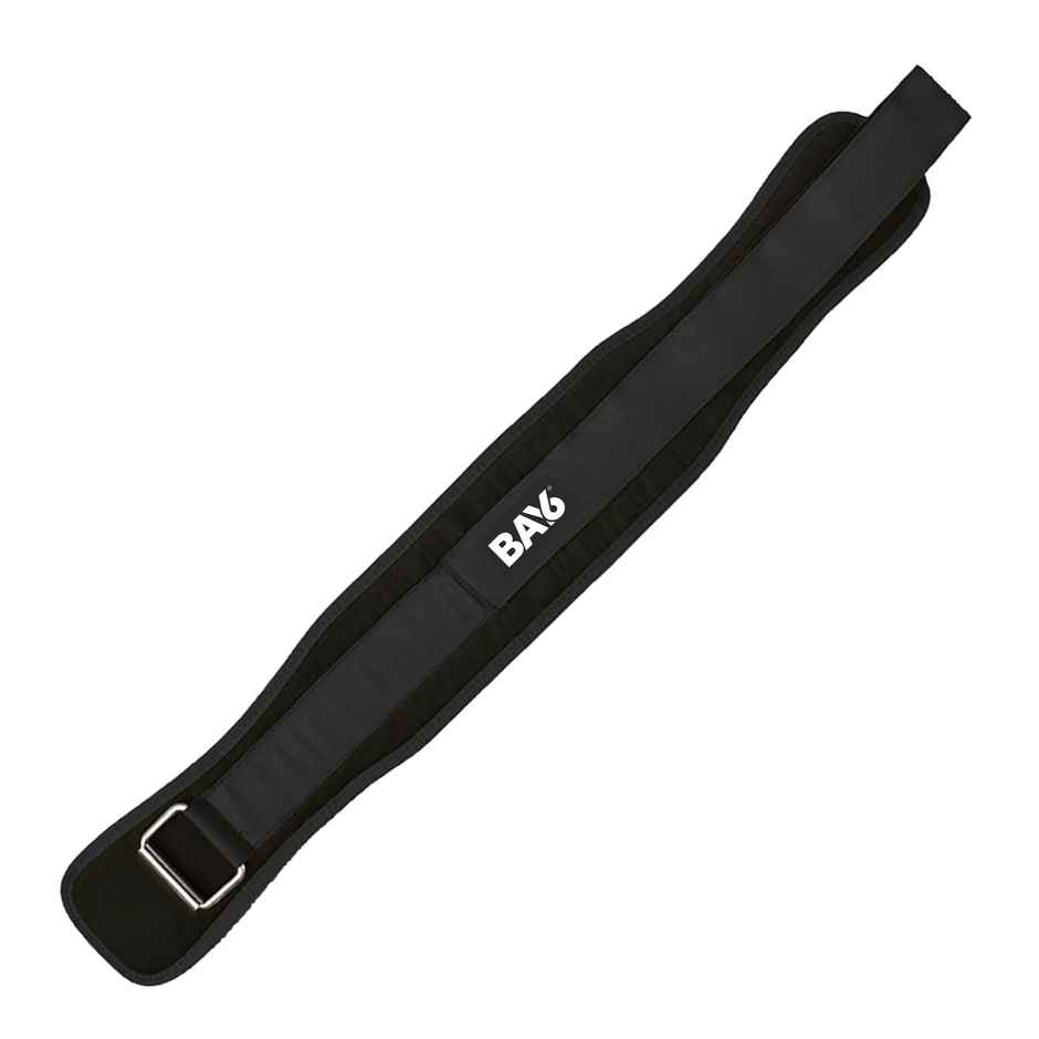 BAY6 Adjustable Weightlifting Gym Belt | Comfortable & Stabilizing | Medium