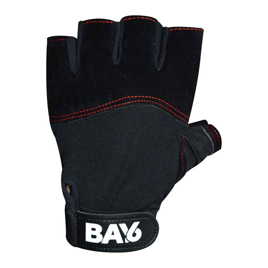 BAY6 Multipurpose Gym Gloves for Workouts | Pull Ups & Weightlifting | Small Size