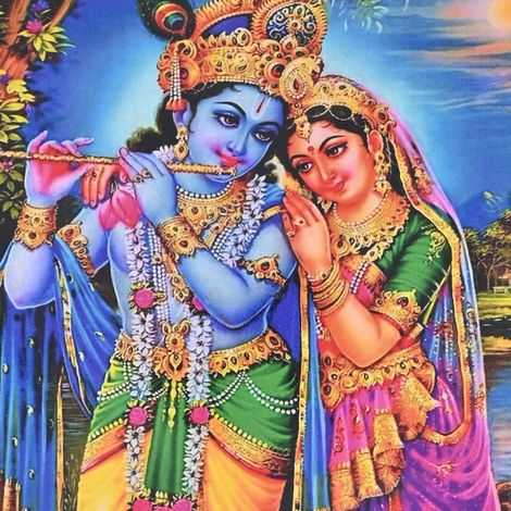 Radha Krishna Photo Frame - Decorative Wall Frame (Ecraftindia)