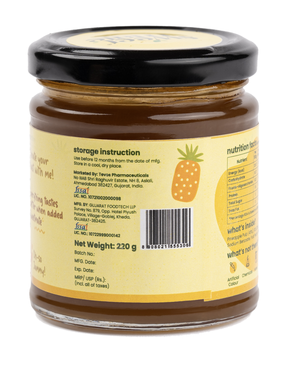 Sweetmate Sugar Free Pineapple Jam