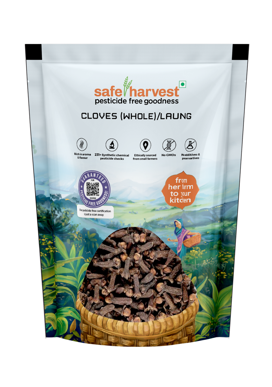 Safe Harvest Pesticide - Free Cloves Whole (Laung)