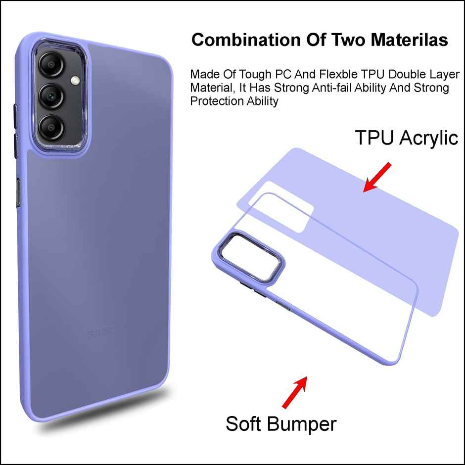 Artistque Case for Samsung Galaxy A14 5g Back Cover | colored Frosted Stylish Cover