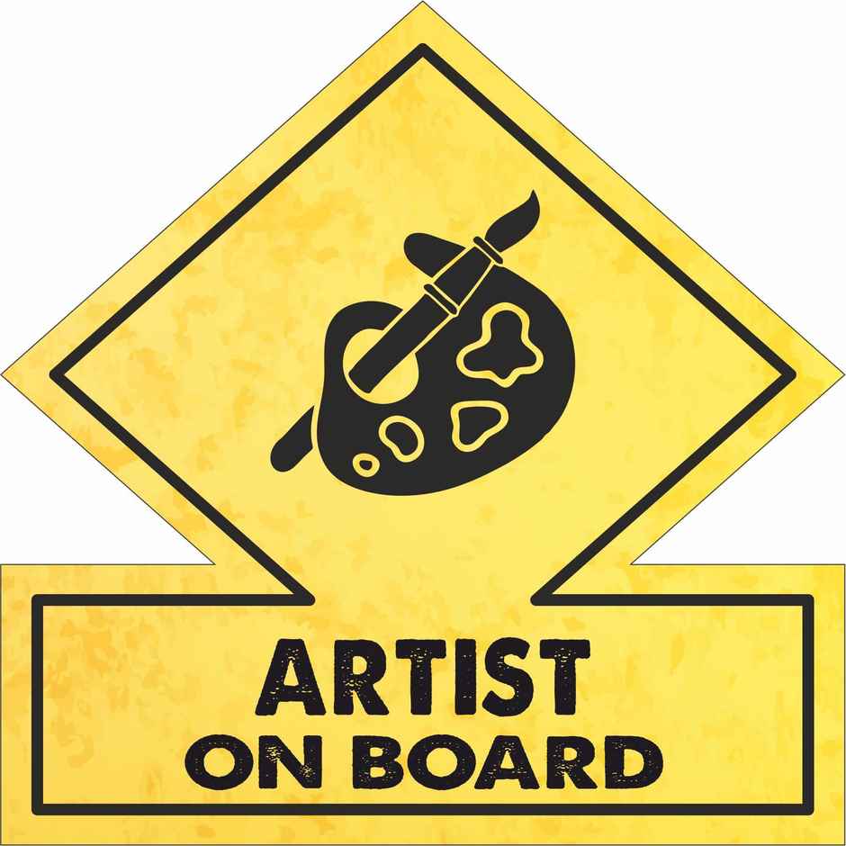 Samsidhi Auto Artist on Board Car Sticker