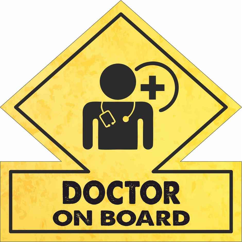 Samsidhi Auto Doctor on Board Car Sticker