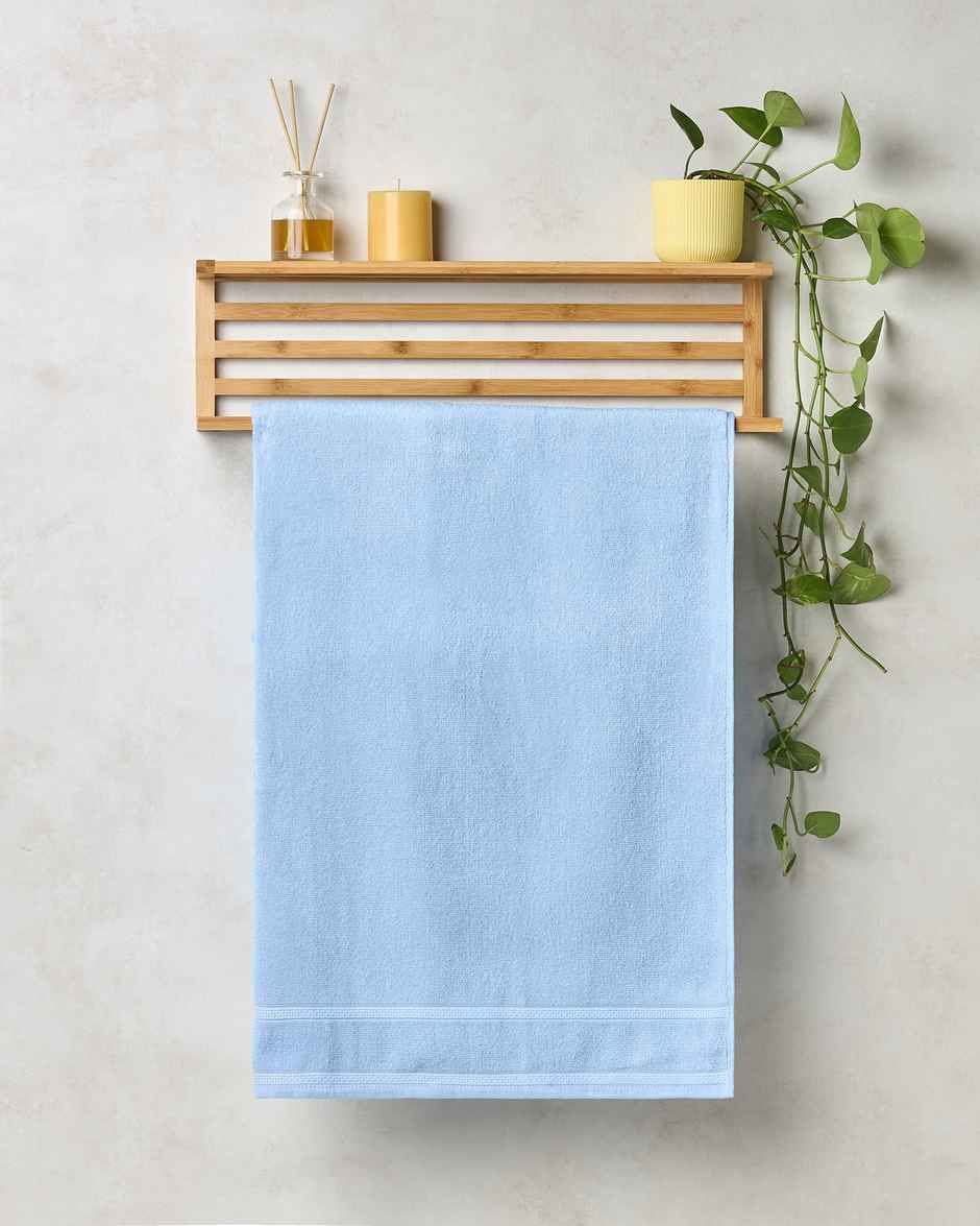 Himeya Zero Twist 350 GSM Cotton Bath Towel | Blue