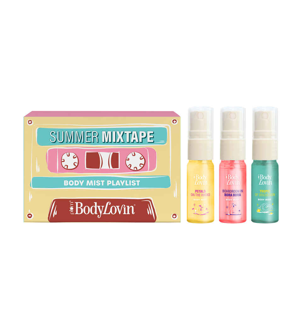 Plum BodyLovin Summer Mixtape Body Mist Playlist Trio