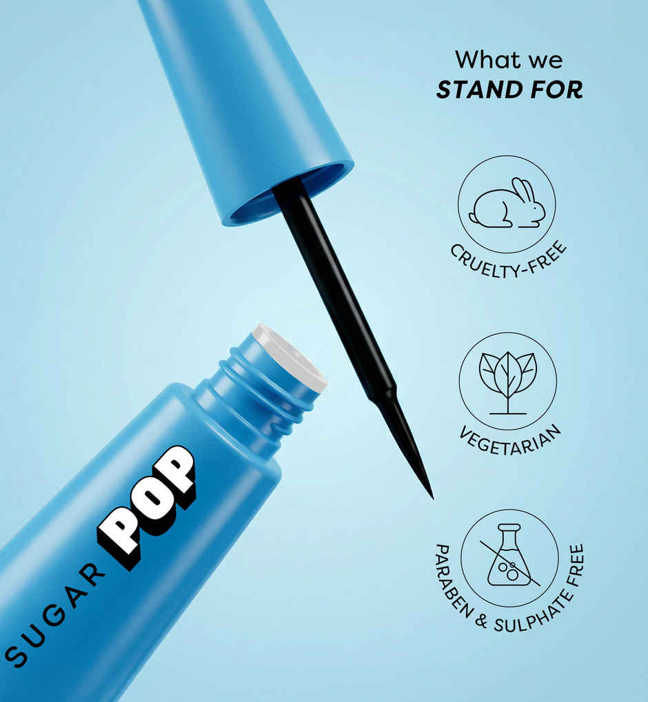 SUGAR POP Waterproof Matte Eyeliner | 01 Black