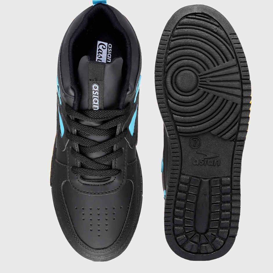 Asian Tarzan-11 Men High Top Sneakers | Black | Size-7