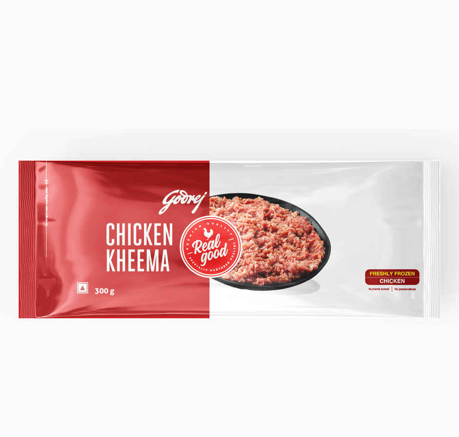 Godrej Real Good Chicken Kheema | Freshly Frozen | No Hormones, No Preservatives
