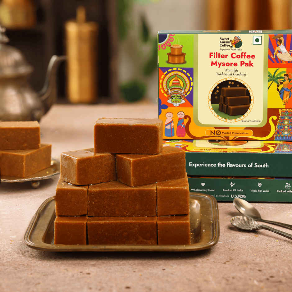 Sweet Karam Coffee Festive Gift Hamper - Mysorepak