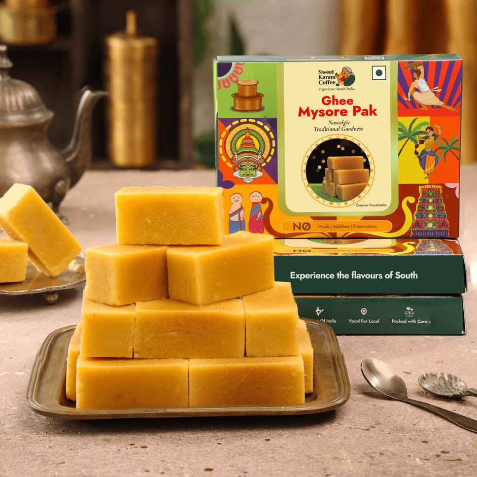 Sweet Karam Coffee Festive Gift Hamper - Mysorepak
