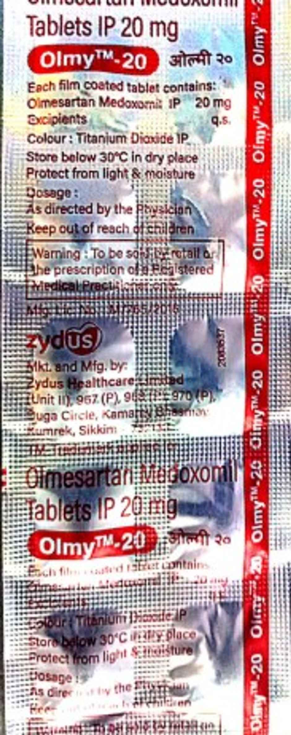 Olmy-20 Tablet