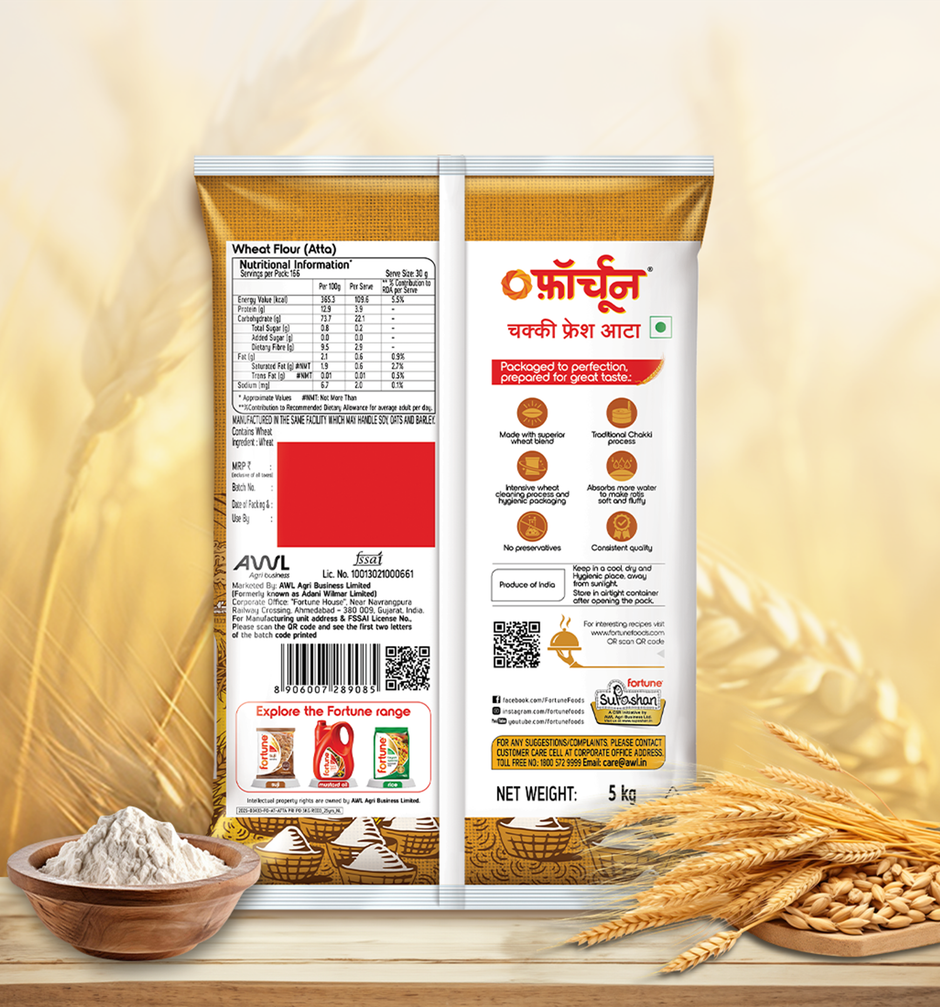 Fortune Chakki Fresh Atta Combo