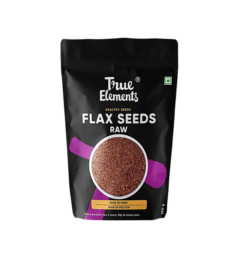 True Elements Flax Seeds Raw