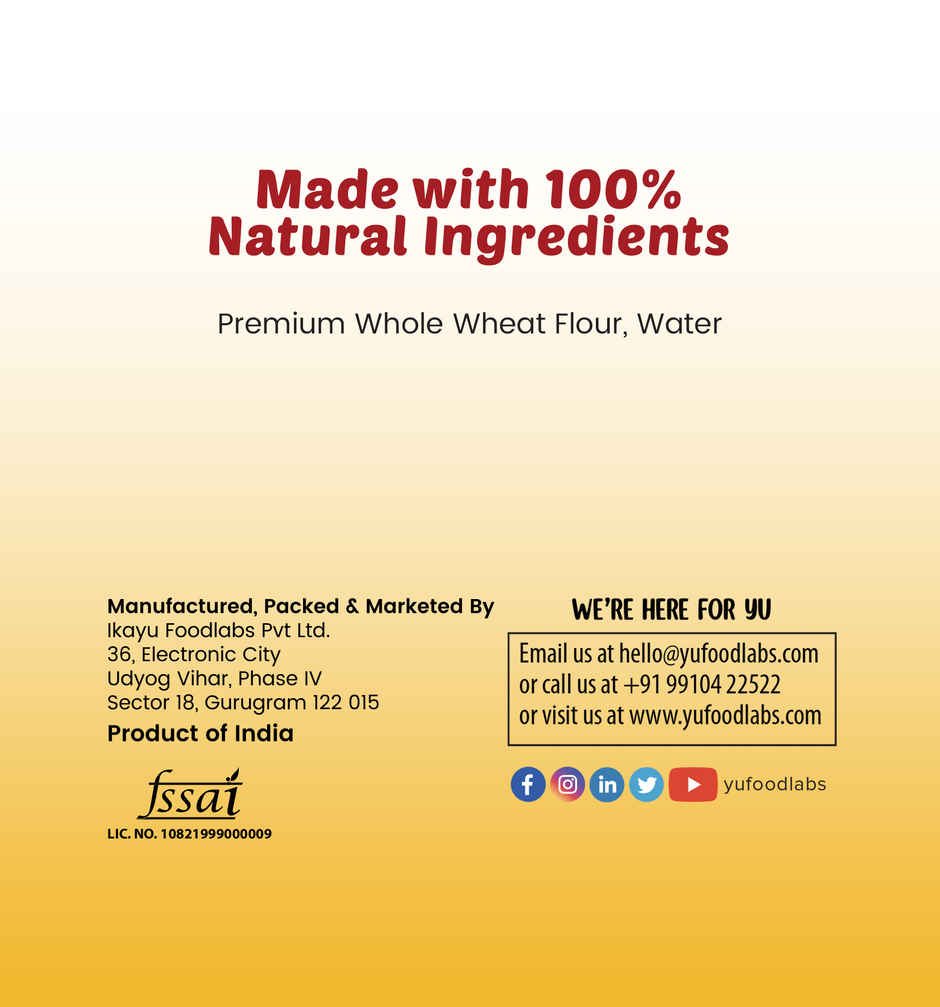 Yu Whole Wheat Hakka Noodles