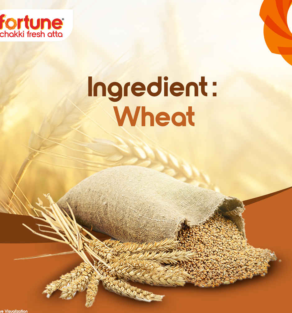 Fortune Chakki Fresh Atta (1kg) & Fortune Soya Health Refined Soyabean Oil (750g) Combo