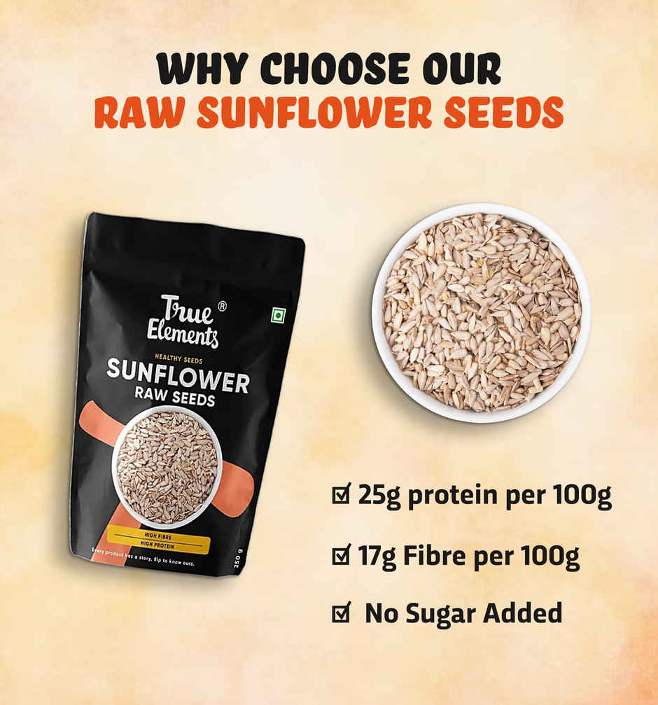 True Elements Sunflower Raw Seeds