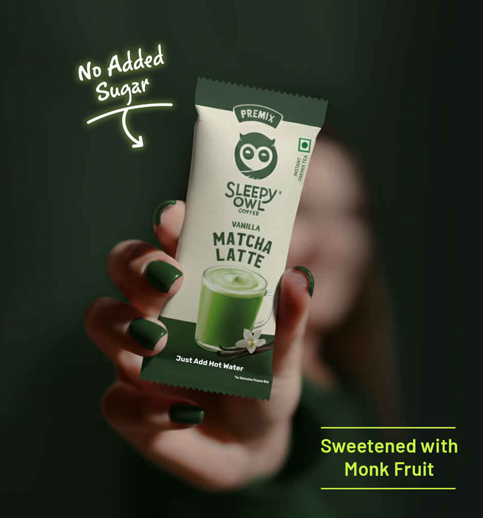 Sleepy Owl Vanilla Matcha Premix Sachet | Authentic Japanese Matcha