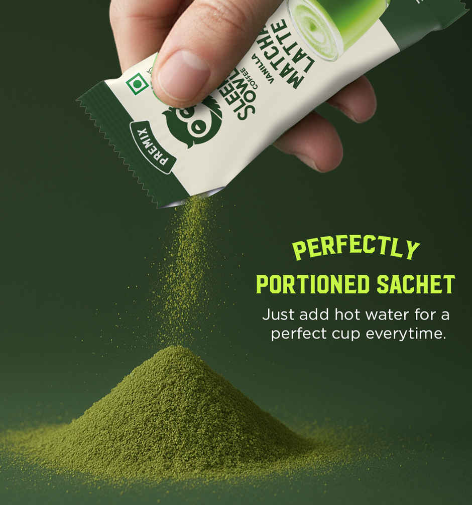Sleepy Owl Vanilla Matcha Premix Sachet | Authentic Japanese Matcha