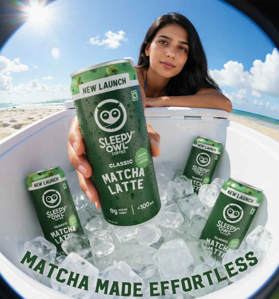 Sleepy Owl Classic Matcha Latte Can | Ready to Drink Authentic Japanese Matcha Tea