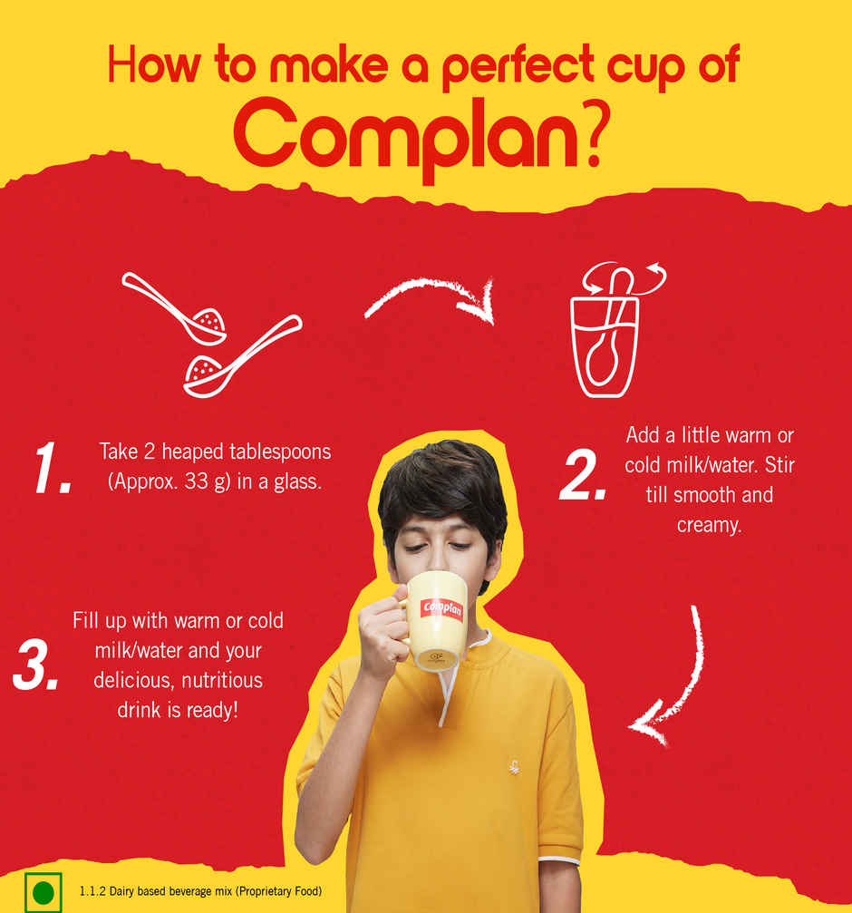 Complan Creamy Classic Flavour Drink Mix | For 5+ years Kids